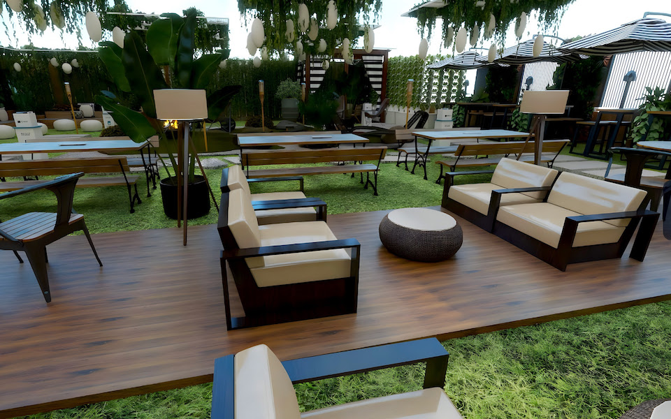 Conceito sustentável de coworking ao ar livre do Avila Spaces ganha competição internacional de design