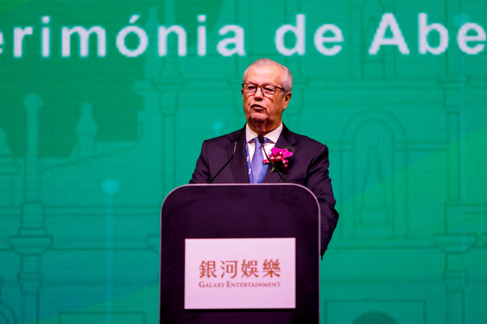 Francisco Calheiros, Presidente da Confederação do Turismo de Portugal, no 50º Congresso da APAVT, Macau