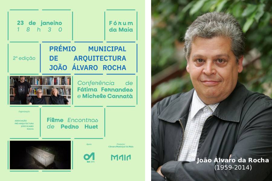 Conferência e estreia de filme encerram 2.ª edição do Prémio Municipal de Arquitectura João Álvaro Rocha