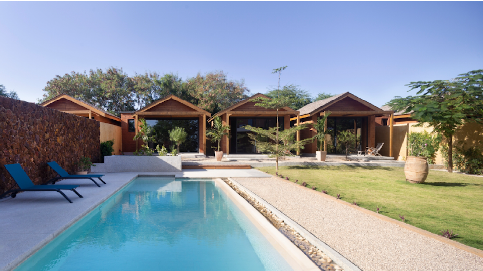 Aerys Village, localizado junto à lagoa de Somone, em Thiès, no Senegal