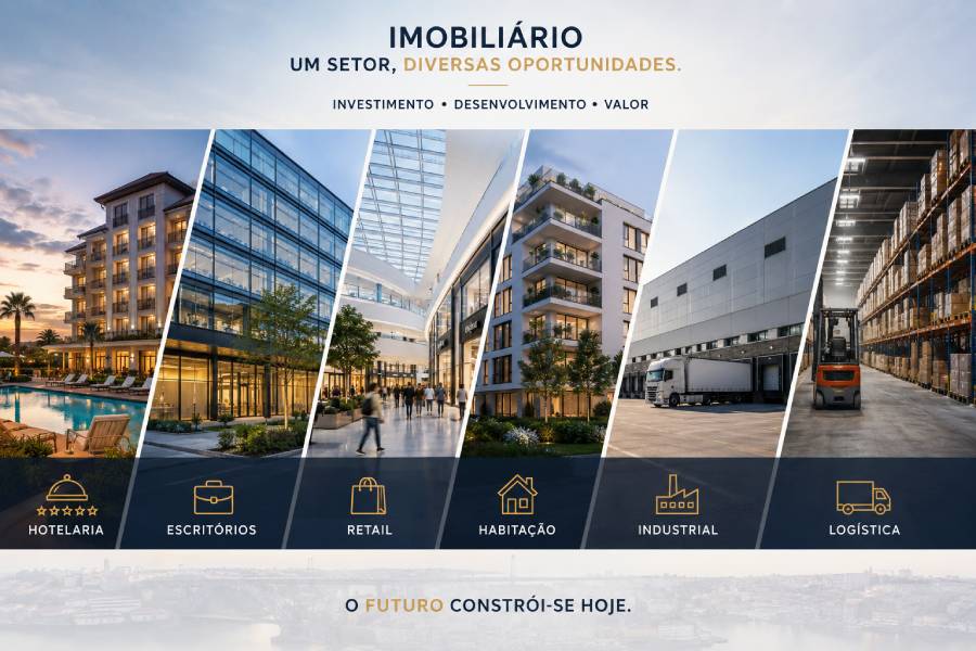 Imobiliário português capta 892 milhões no primeiro trimestre, mais 37% do que em 2025