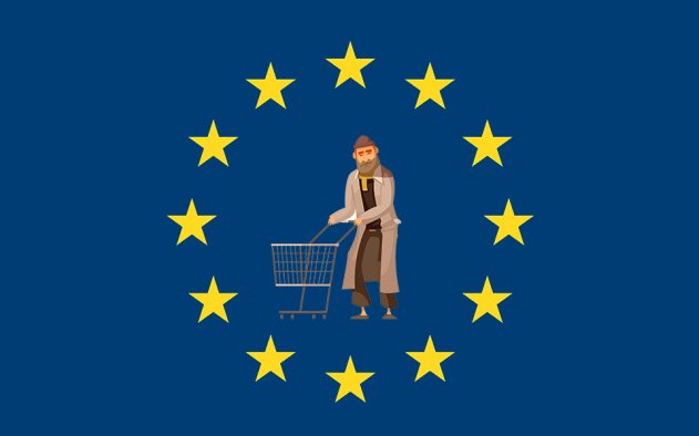 União Europeia: 1/5 da população em risco de pobreza ou exclusão social