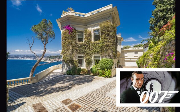 Casa de Sean Connery em Nice à venda por 23,5M€