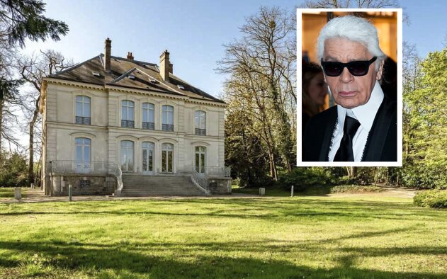 Antiga casa do estilista Karl Lagerfeld nos arredores de Paris vendida em leilão por 4,68 milhões de euros