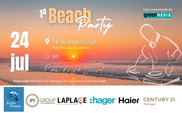 Vem aí a 1.ª Beach Party do imobiliário