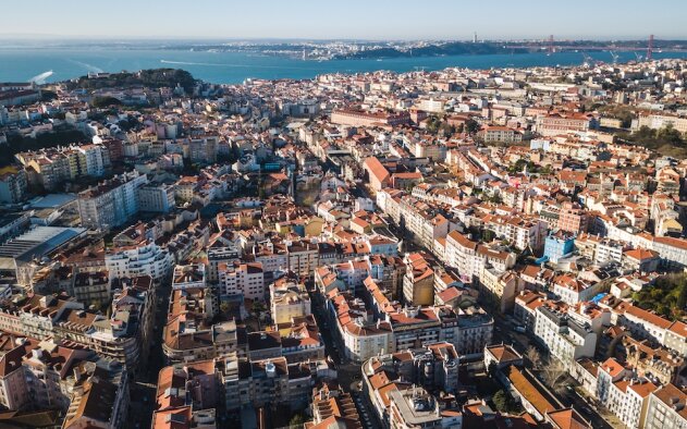 Lisboa, vista aérea - Freepik