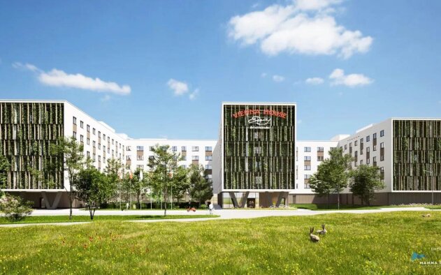 Mamma Group constrói o maior hotel em madeira da Europa junto ao aeroporto de Viena
