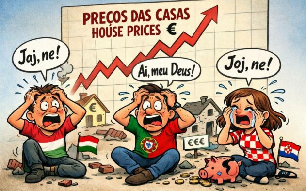 Portugal com segunda maior subida de preços da habitação na UE no final de 2025