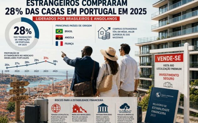 Estrangeiros compraram 28% das casas em Portugal em 2025