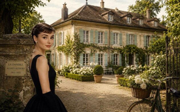 Suíça: antiga mansão de Audrey Hepburn baixa 7 milhões de euros em apenas um ano