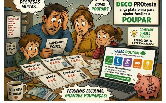 DECO PROteste lança plataforma para ajudar famílias a poupar