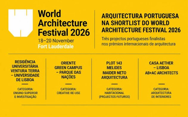Residência Universitária Ventura Terra e Oriente Green Campus finalistas de prémios de arquitectura