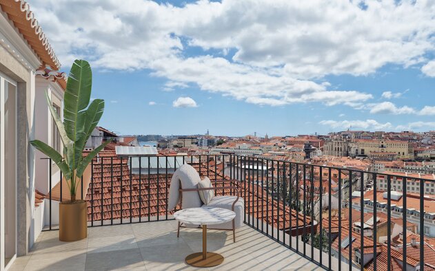Hillside View, Colina do Castelo em Lisboa