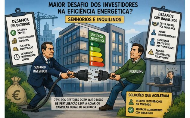 Senhorios e inquilinos são o maior obstáculo à eficiência energética dos edifícios, revela estudo