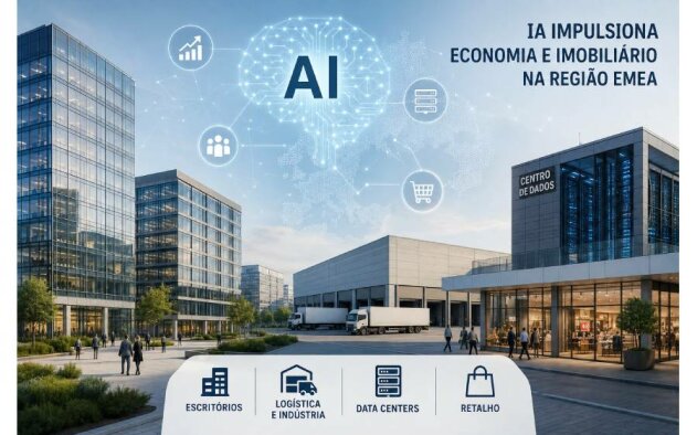 IA deverá impulsionar crescimento económico e procura por imobiliário na região EMEA, aponta estudo