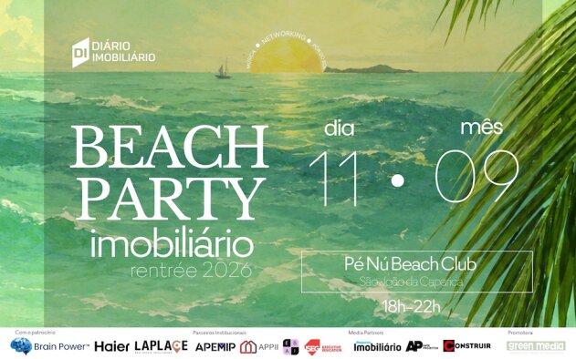 Beach Party do Diário Imobiliário regressa em Setembro para marcar a rentrée do sector