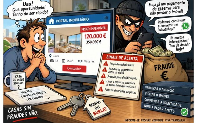Imovirtual elimina quase 500 contas suspeitas em cinco meses e alerta para fraudes na procura de casa