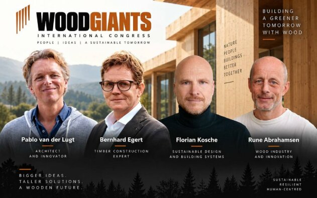 Congresso Wood Giants anuncia Bernhard Egert e Pablo van der Lugt como oradores