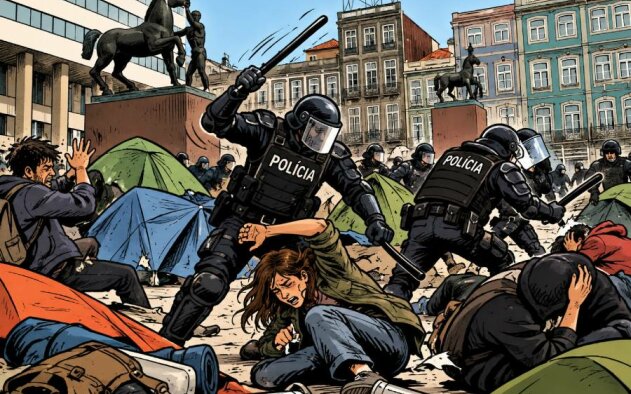 Movimento Casa para Viver condena intervenção policial em protesto no Porto