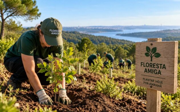 'Floresta Amiga' compromete-se a substituir árvores que não sobrevivam à plantação