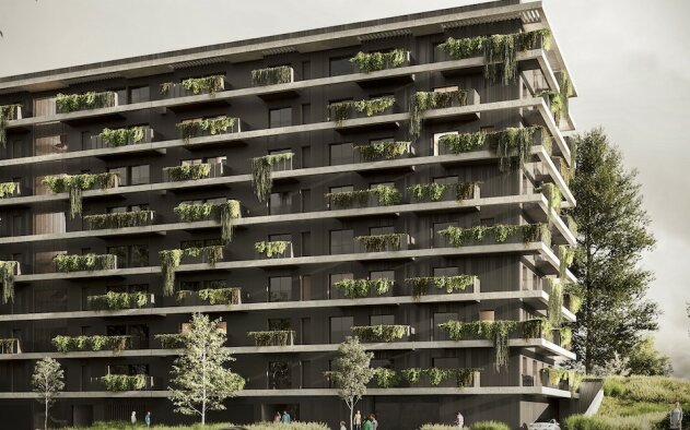 Green Plaza Apartments, em Famalicão