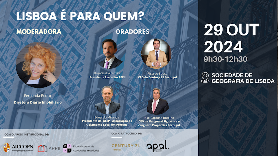 Unlocking the Secrets of Lisbon's Real Estate: Join the Conference on October 29!