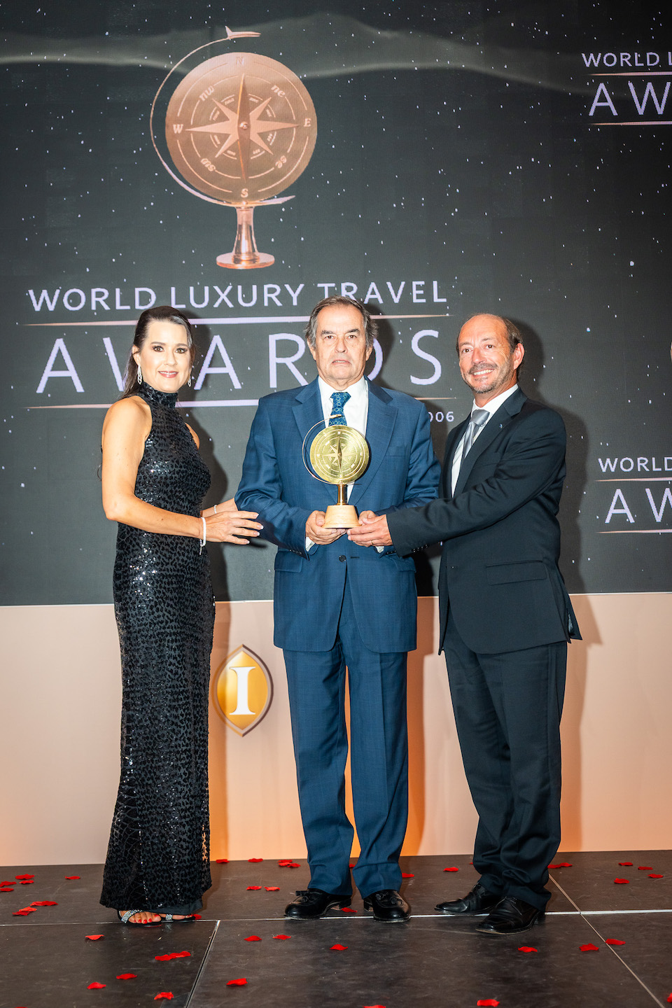 Centro (João Machado da Silva, CEO da Marina de Portimão), Direita (Ricardo José, diretor operacional da Marina de Portimão)