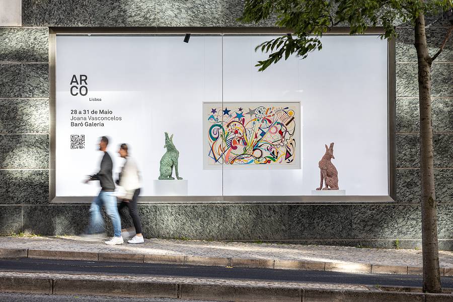 Montras do El Corte Inglés tornam-se galeria a céu aberto durante a ARCOlisboa