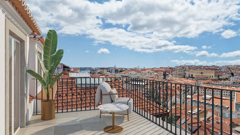 Hillside View, Colina do Castelo em Lisboa