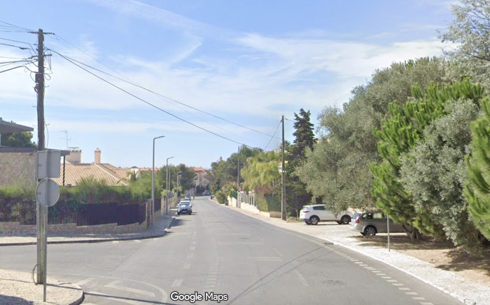 Rua das Faias, em Cascais - Google Maps