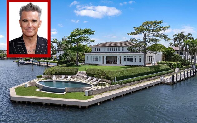 Robbie Williams paga 40 milhões de dólares por mansão de luxo na Flórida