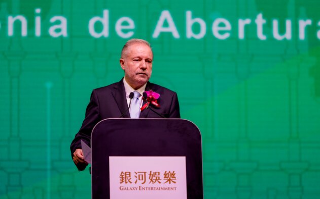 Pedro Costa Ferreira, presidente da APAVT na abertura do 50º congresso, Macau, China