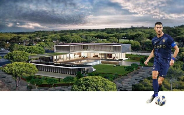 Mega-moradia de Cristiano Ronaldo em Cascais concluída