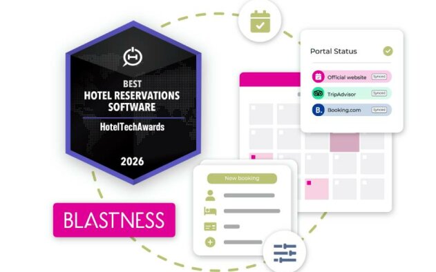 Blastness vence HotelTechAwards 2026 e é distinguida com o melhor sistema de reservas hoteleiras do mundo