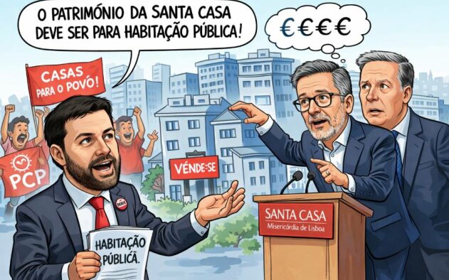 PCP em Lisboa quer património da Santa Casa direccionado para políticas públicas de habitação