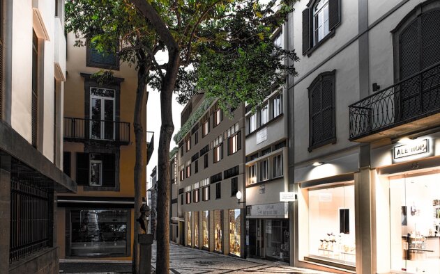 Monterosa Residence - Fachada nascente Rua João Tavira, Funchal