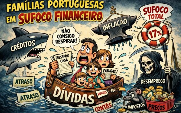 17% das famílias portuguesas em sufoco financeiro, alerta DECO PROteste