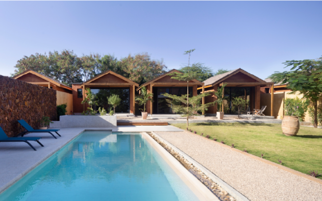 Aerys Village, localizado junto à lagoa de Somone, em Thiès, no Senegal