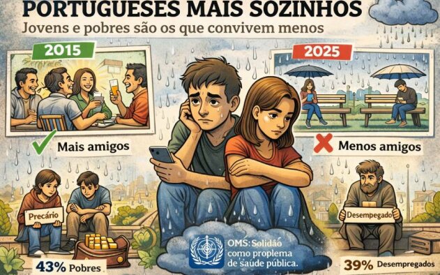 Portugueses com menos amigos sendo os mais jovens e pobres os que convivem menos – Estudo
