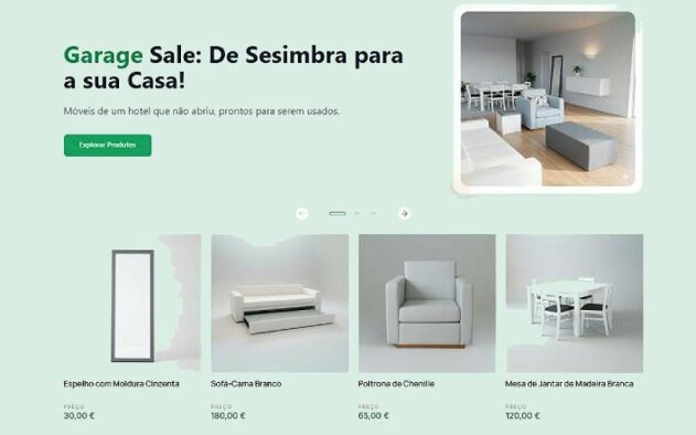 Second Serve coloca à venda mobiliário de hotel nunca inaugurado em Sesimbra