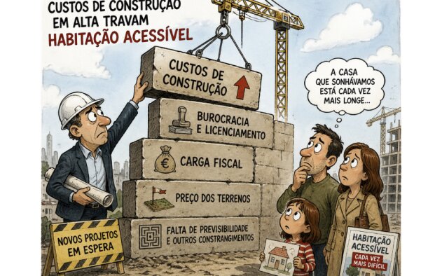 Custos de construção em alta travam habitação acessível