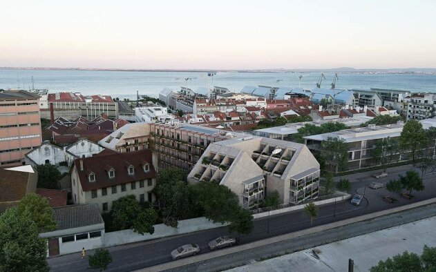 Antigo armazém industrial em Marvila dá lugar a 49 apartamentos com rooftop e piscina