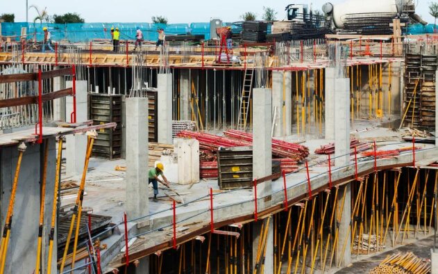 Custos de construção de habitação nova sobem 5,9% em Abril, pressionados pela mão de obra e materiais