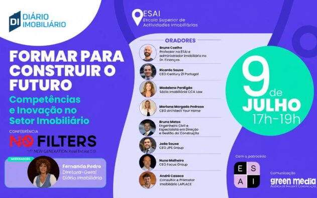 Conferência No Filters: Competências e Inovação no Sector Imobiliário