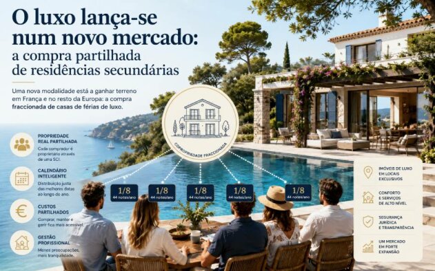 O luxo lança-se num novo mercado: a compra partilhada de residências secundárias