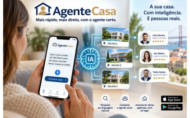 Nova plataforma usa inteligência artificial para cruzar utilizadores e agentes imobiliários