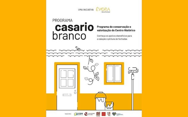 Câmara de Évora lança "Casario Branco" para recuperar fachadas do centro histórico